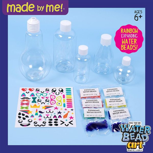made by me water bead art, diy non toxic kids sensory play activity kit1