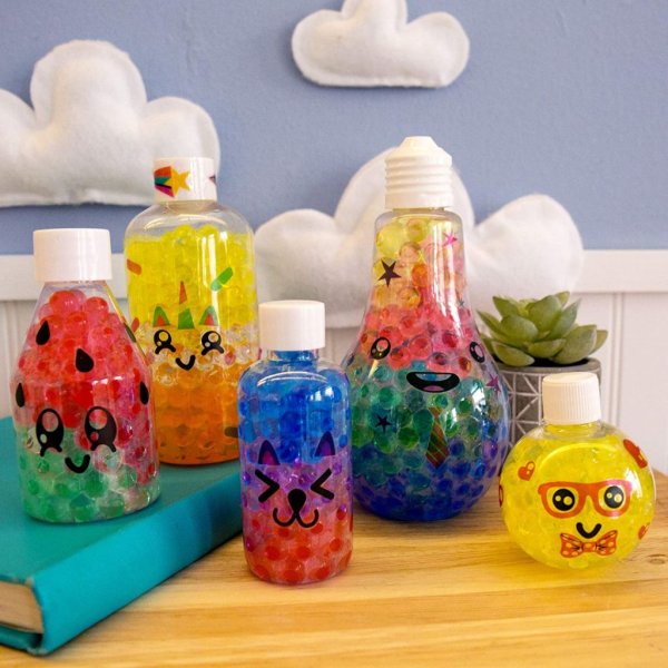 made by me water bead art, diy non toxic kids sensory play activity kit3