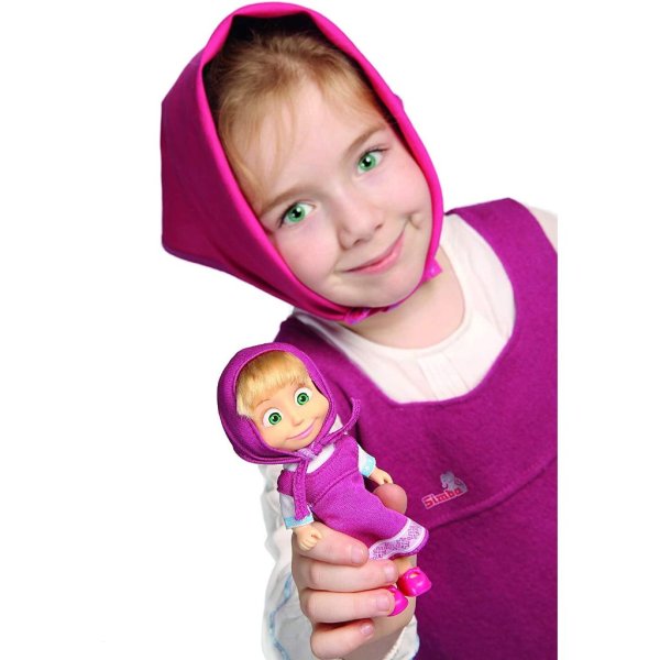 masha and the bear jada toys, masha plush set with bear and doll toys for kids4