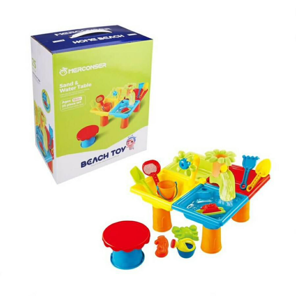 merconser sand & water table 38 pieces