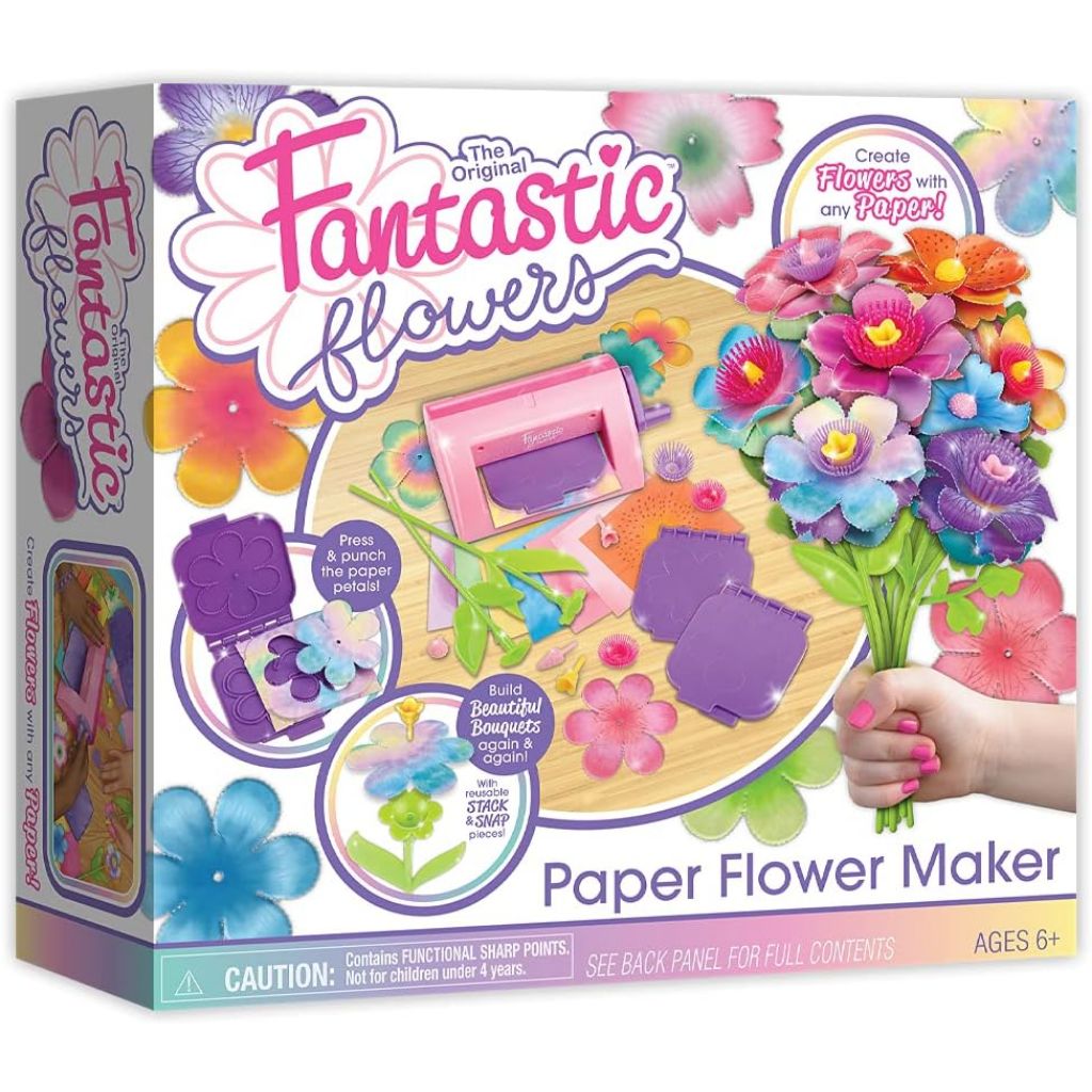 playmonster fantastic flowers classic paper flower arts and craft kit