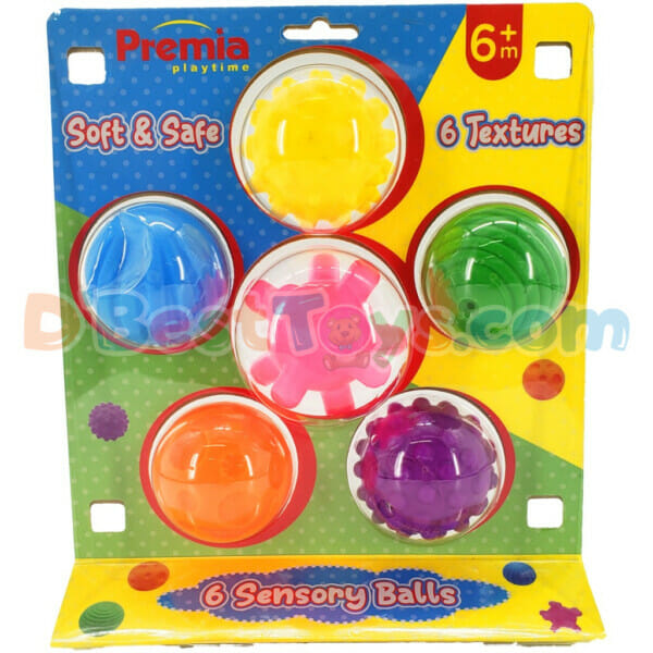 premia playtime soft and safe 6 sensory texture balls (2)