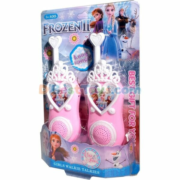 walkie talkies (2pcs) pink frozen heart2