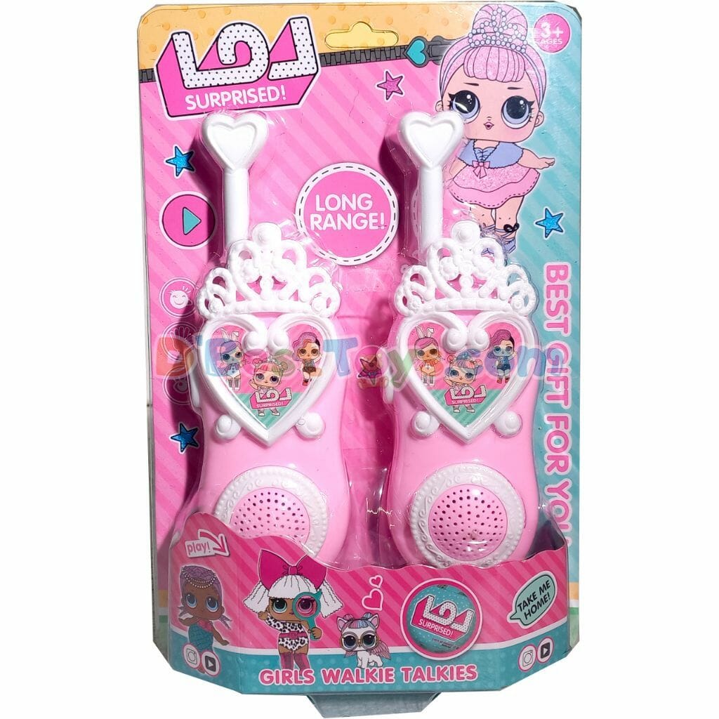 walkie talkies (2pcs) pink lol heart1