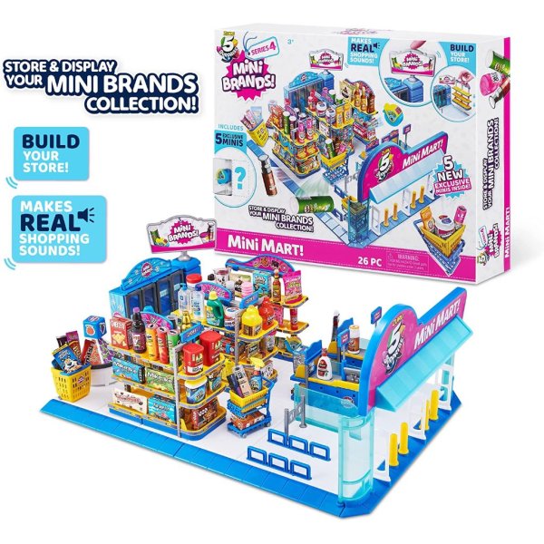 5 surprise mini brands mini mart playset by zuru (series 4) exclusive and mystery collectibles (3)