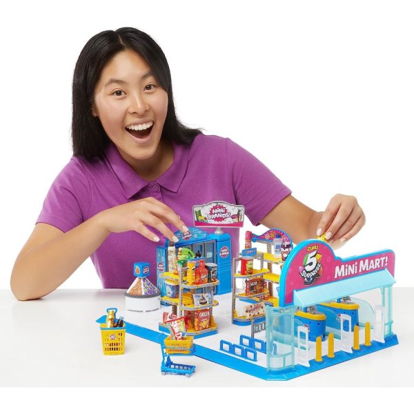 5 surprise mini brands mini mart playset by zuru (series 4) exclusive and mystery collectibles (5)