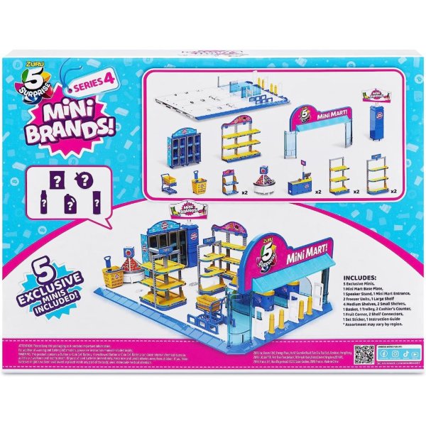 5 surprise mini brands mini mart playset by zuru (series 4) exclusive and mystery collectibles (6)