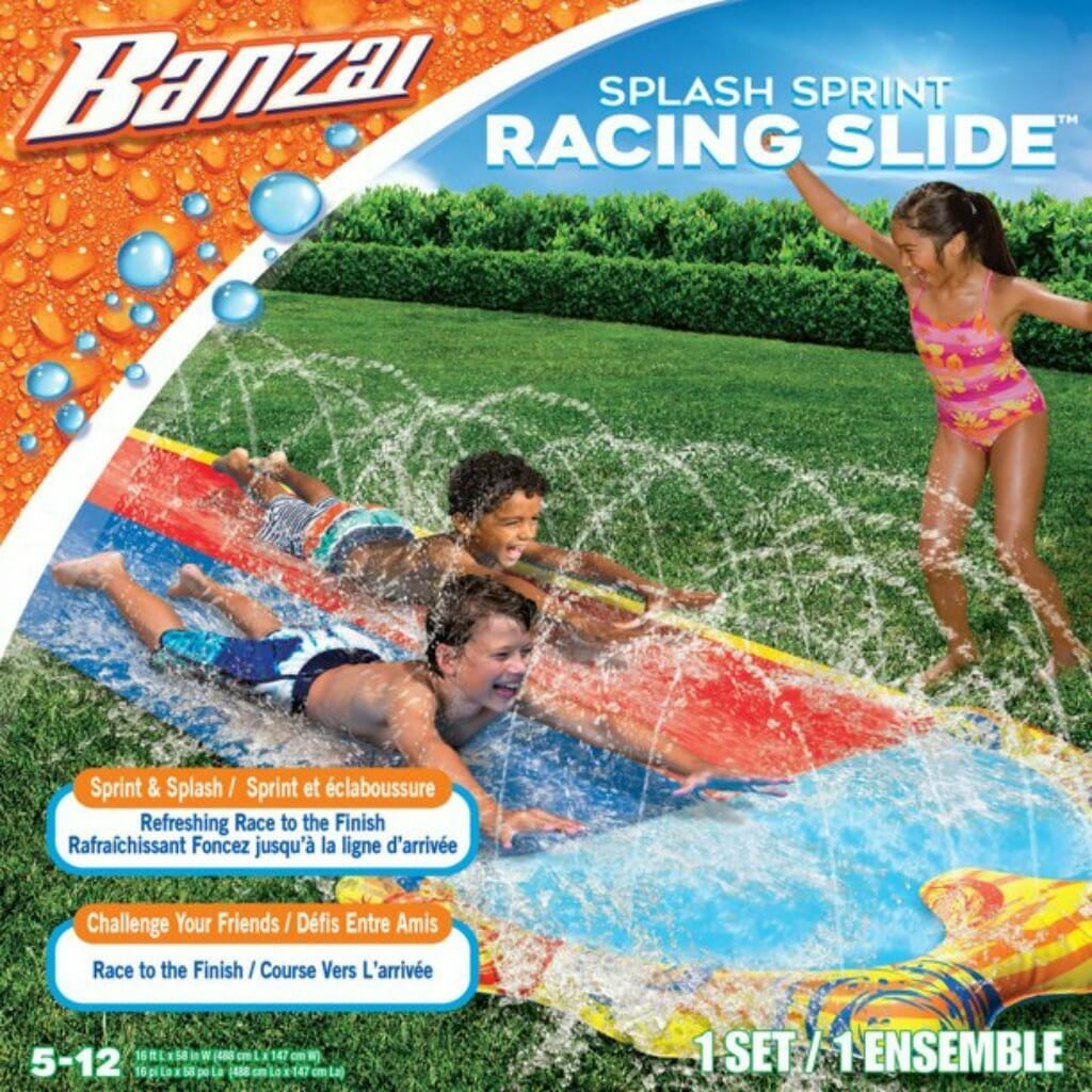 banzai splash sprint racing slide 2