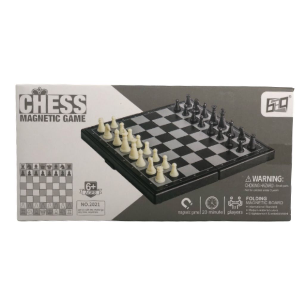 folding magnetic chess board