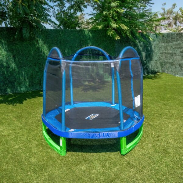 bounce pro 7 foot my first trampoline with flash light zone3