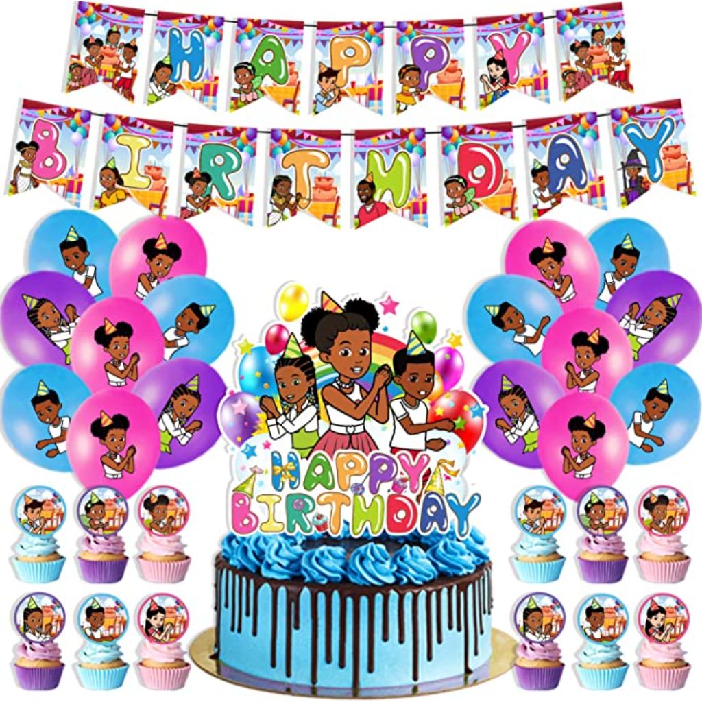 gracie's corner birthday supplies set (2)