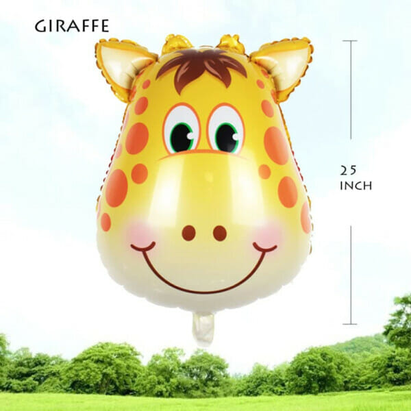 jungle safari birthday party decorations 6 pack giant safari animal balloons for kids safari (6)