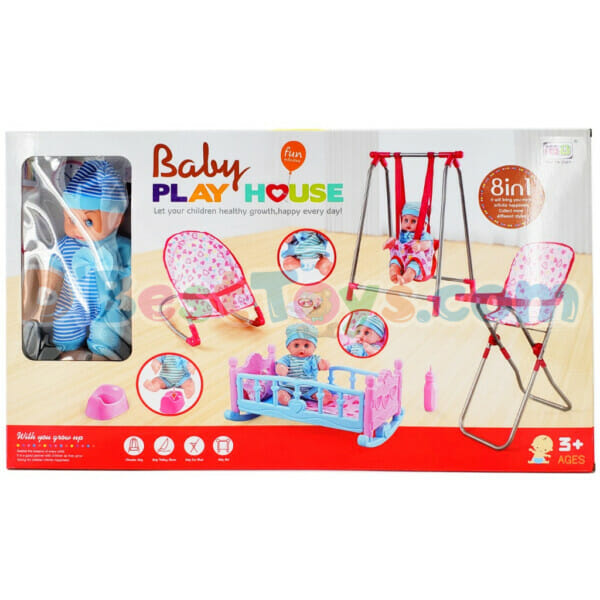 8 in 1 baby play house swing set1