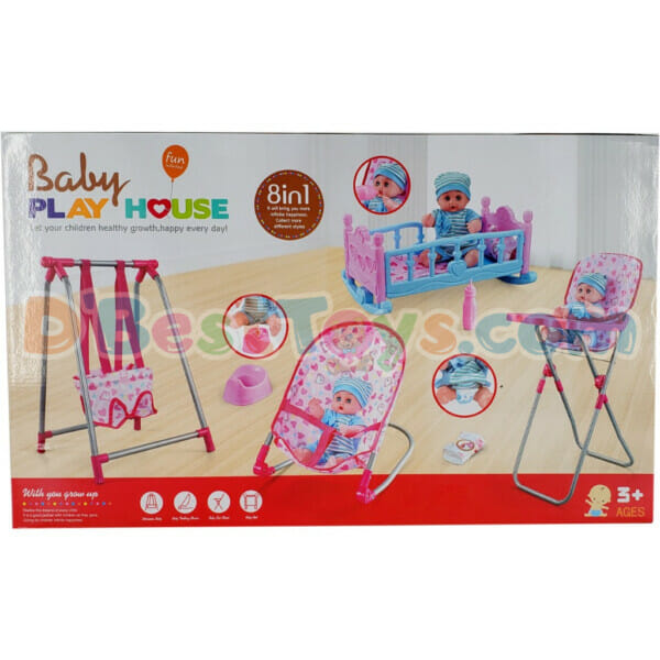 8 in 1 baby play house swing set3