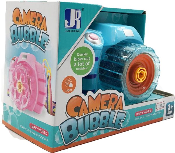 bubble camera blue