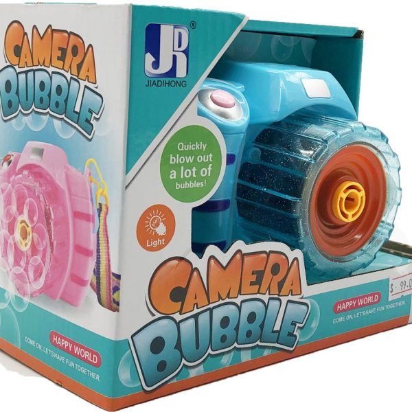 bubble camera blue