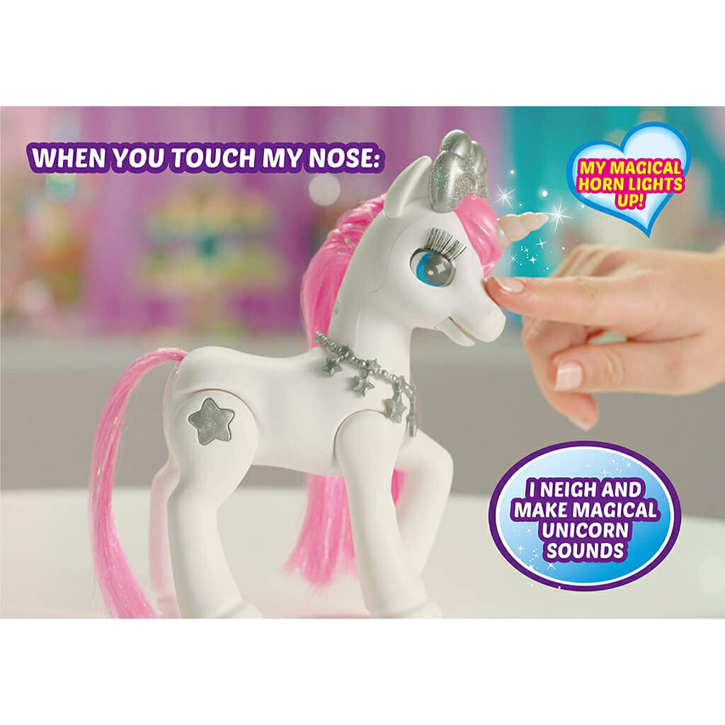 pets alive my magical unicorn in stable battery powered interactive robotic toy playset5 pets alive my magical unicorn in stable battery powered interactive robotic toy playset5