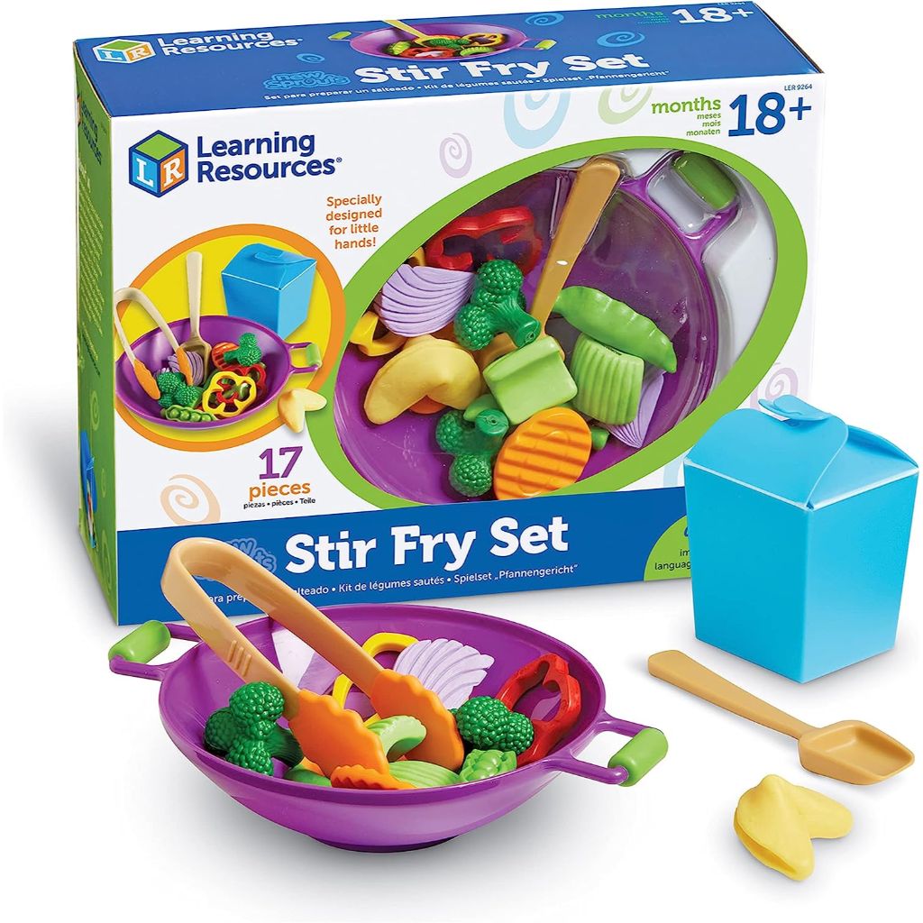 stir fry play food set
