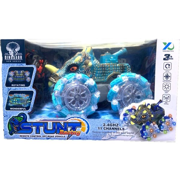 dinosaur stunt racing
