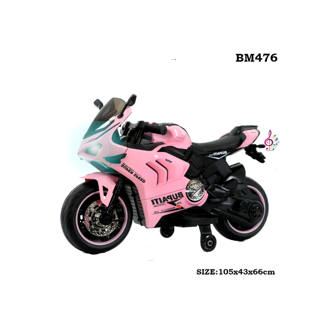 pink motorbike children vehicle