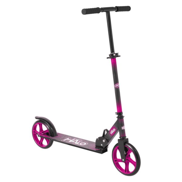 halo rise above supreme big wheel scooter hot pink