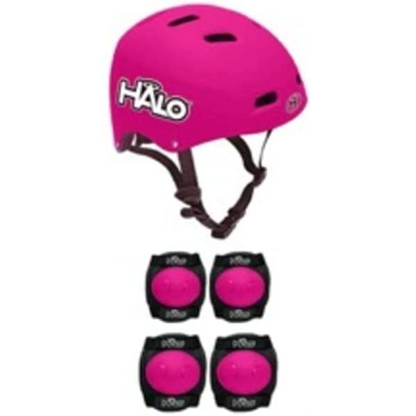 halo rise above inline scooter 6 piece combo set pink 2