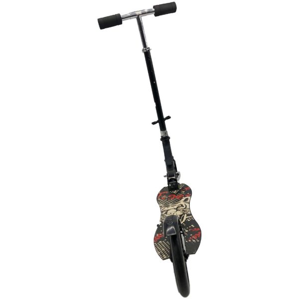 kids big wheel scooter black tiger3