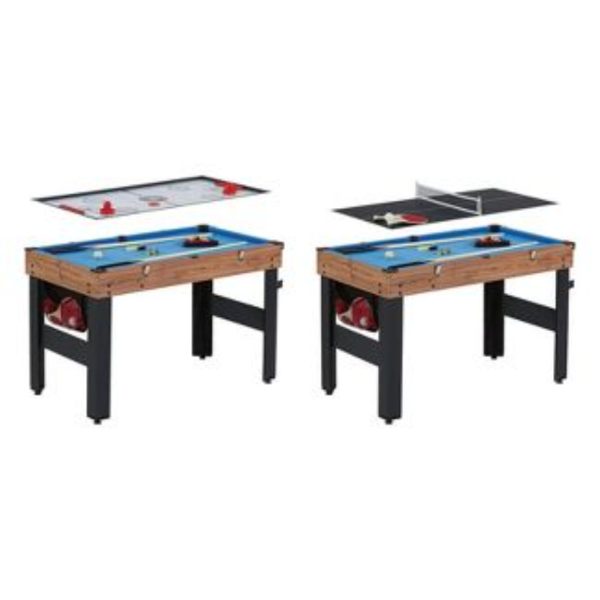 md sports 5 in 1 48 combo game table, pool, slide hockey, foosball, table tennis, basketball3
