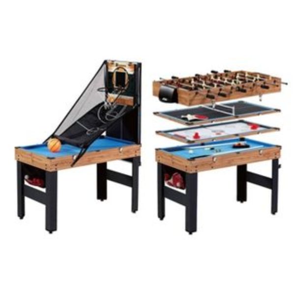 md sports 5 in 1 48 combo game table, pool, slide hockey, foosball, table tennis, basketball4