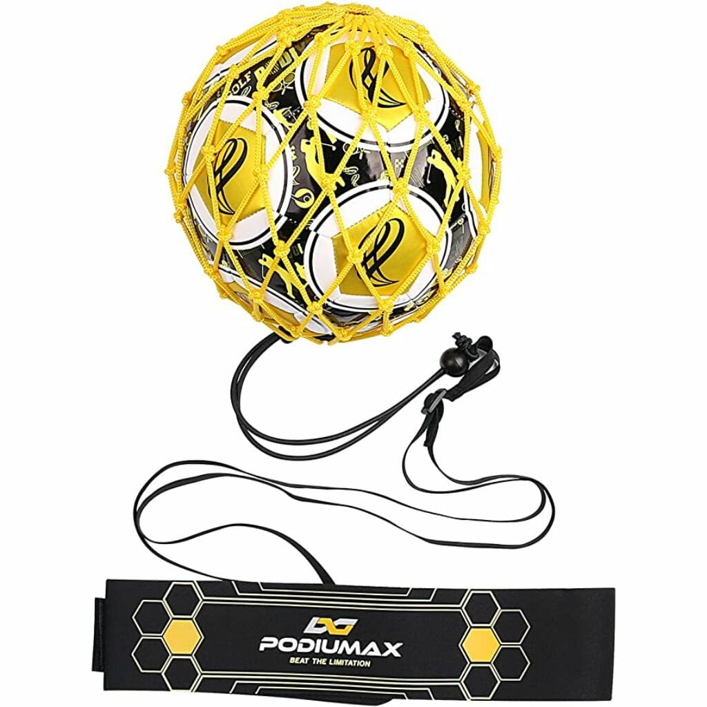 podiumax hands free soccer kick throw trainer 1