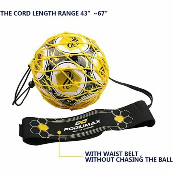podiumax hands free soccer kick throw trainer 2