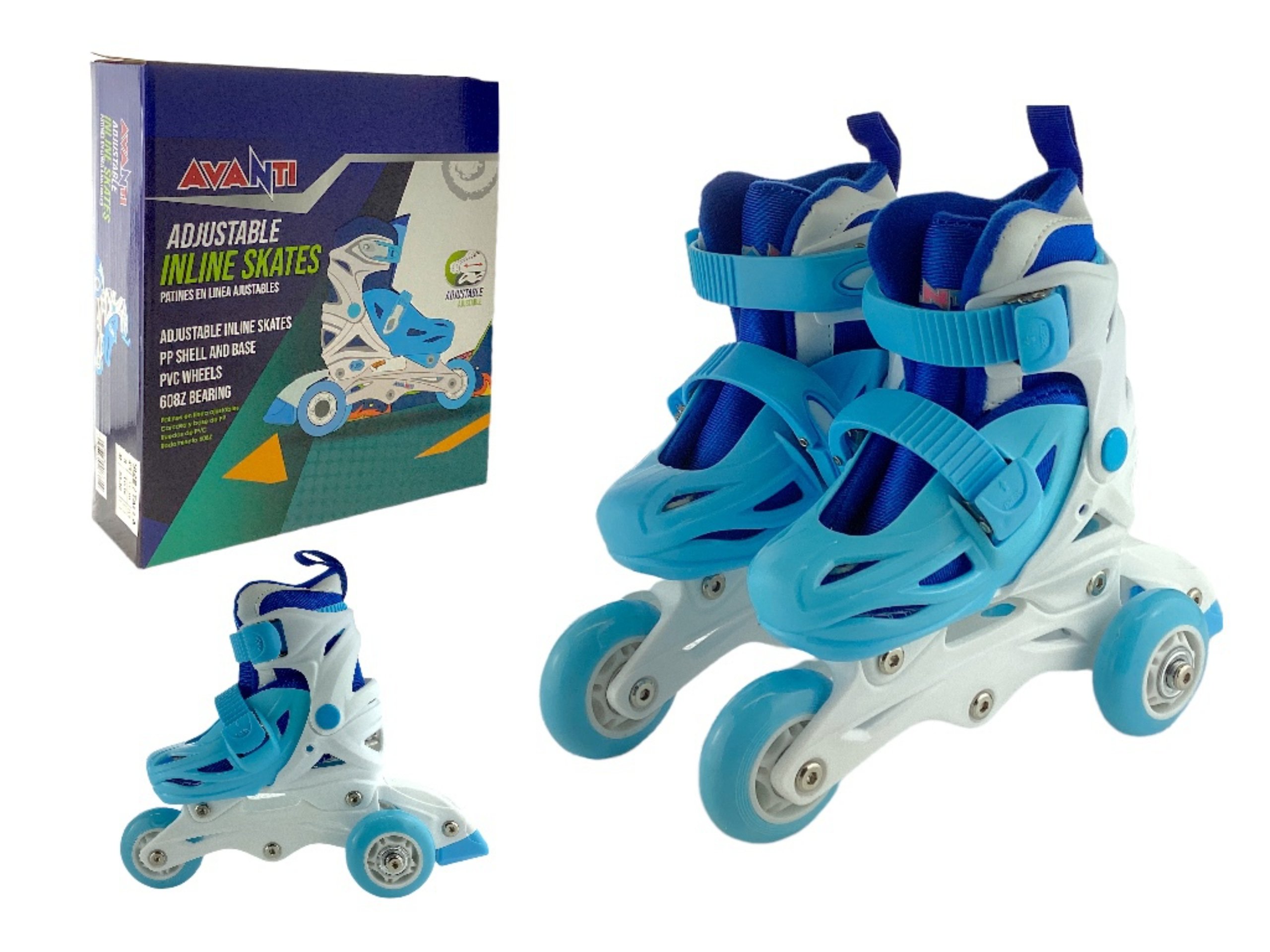 blue inline skate