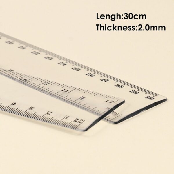 foska stationery office 30cm good quality plastic ruler as0430 7 (1)