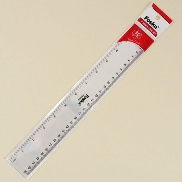 foska stationery office 30cm good quality plastic ruler as0430 7 (3)