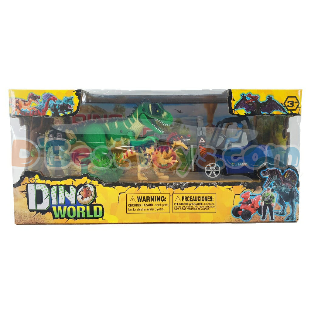 dino world dinosaur set w:forklift1