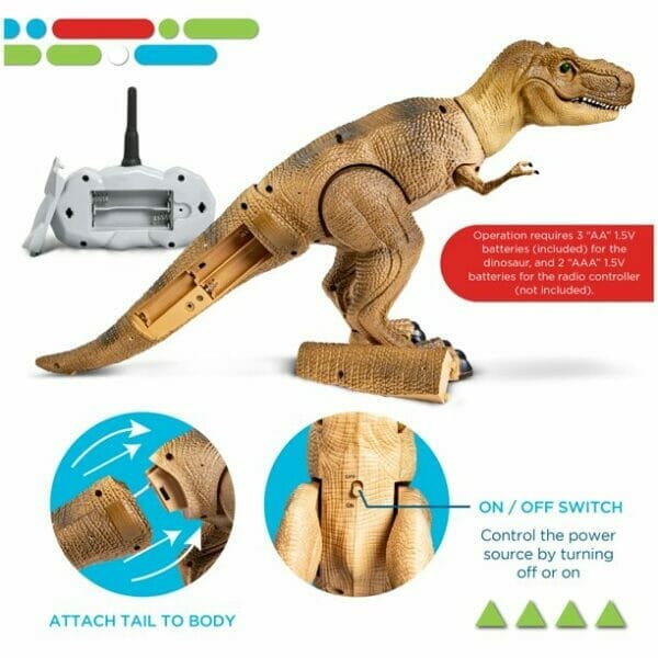 discovery kids remote control rc t rex dinosaur6