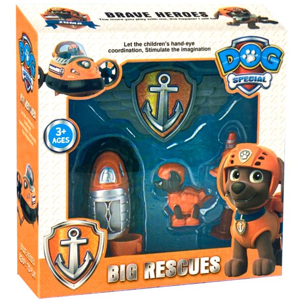 paw patrol big heroes big rescue figurines (characters vary)4