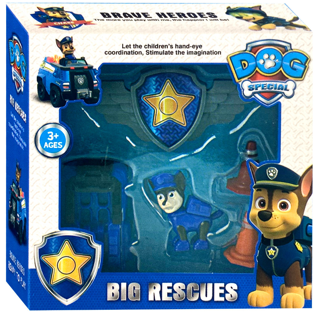 paw patrol big heroes big rescue figurines (characters vary)5