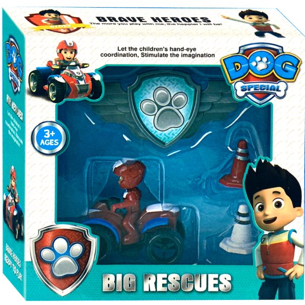 paw patrol big heroes big rescue figurines (characters vary)8