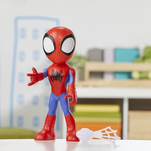 spidey and his amazing friends hasbro marvel supersized spidey 9 inch action figure2