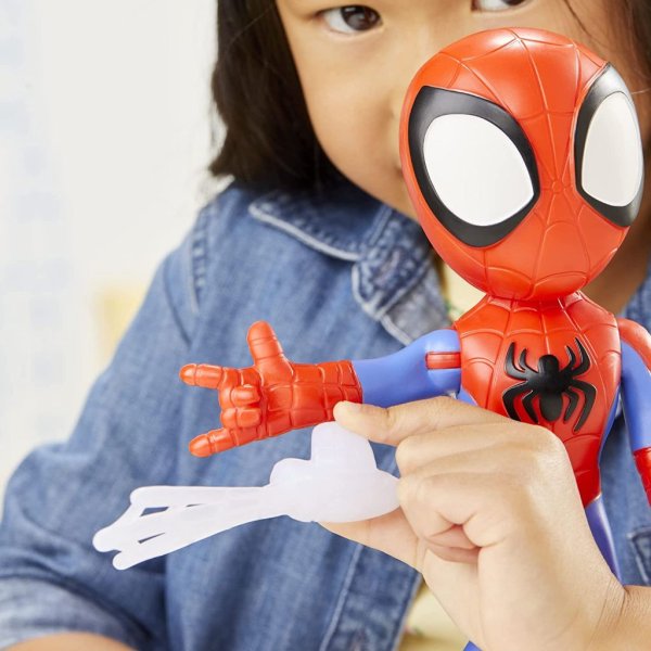 spidey and his amazing friends hasbro marvel supersized spidey 9 inch action figure5