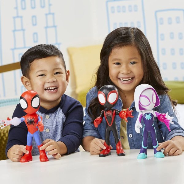 spidey and his amazing friends hasbro marvel supersized spidey 9 inch action figure7