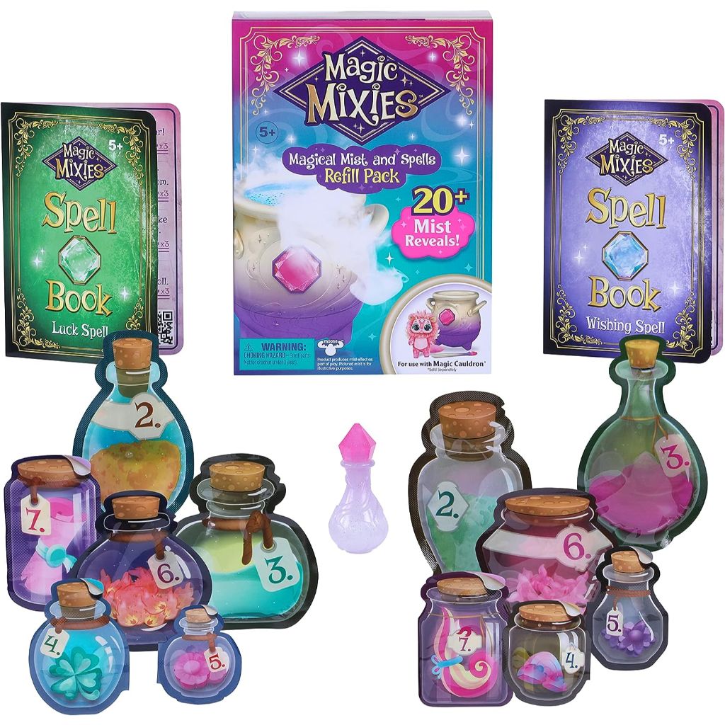 magic mixies magical mist and spells refill pack for magic cauldron, multicolor (1)