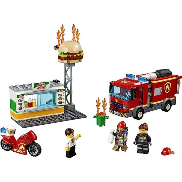 city burger fire rescue block set (2)