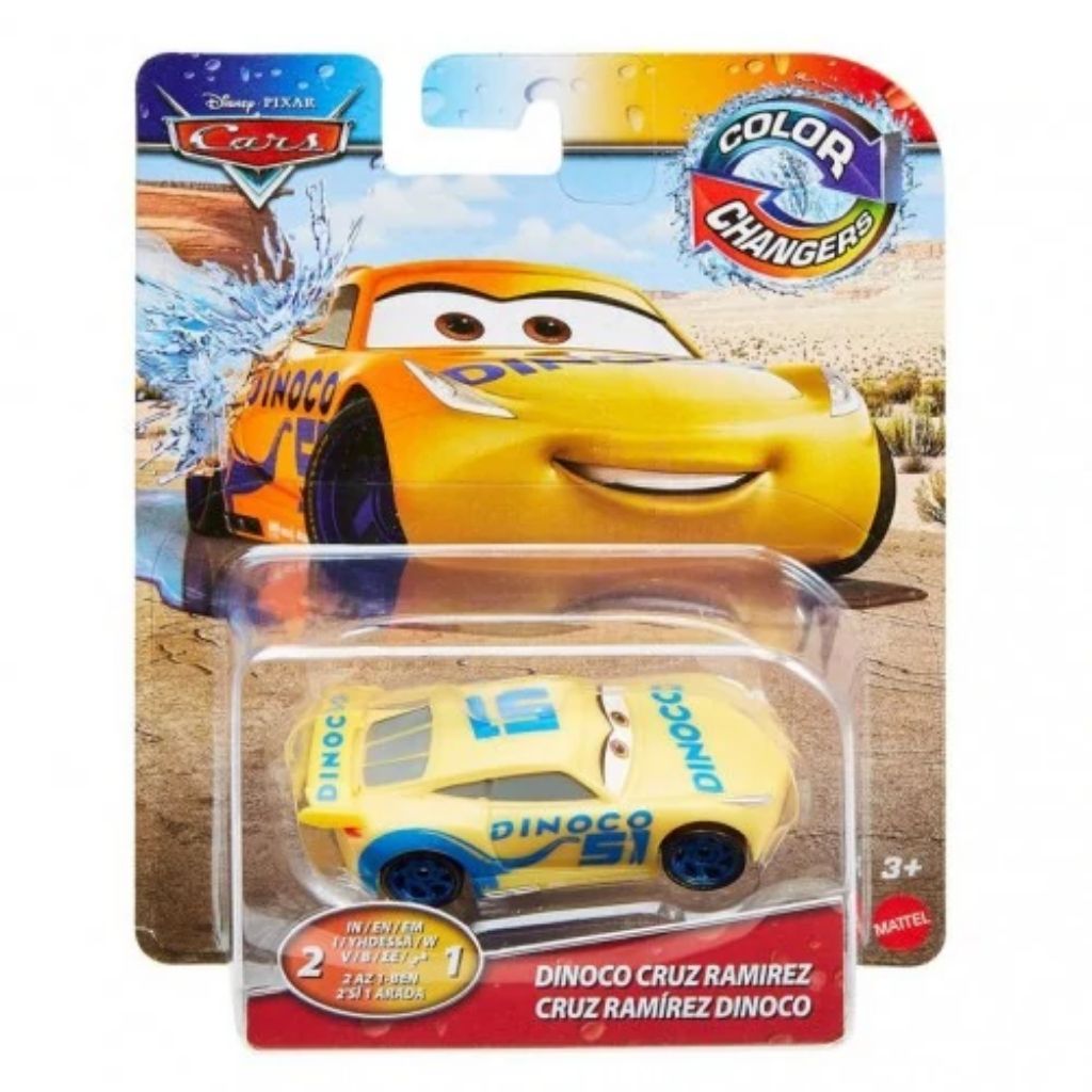 disney pixar cars colour changing dinoco cruz ramirez