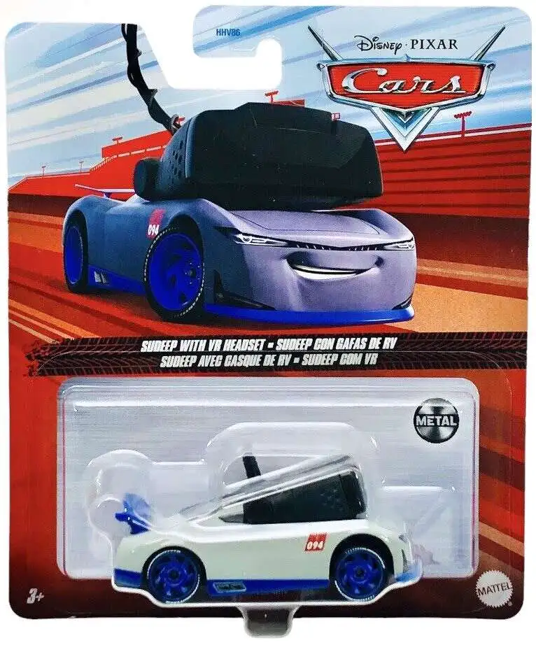 disney pixar cars sudeep with vr headset