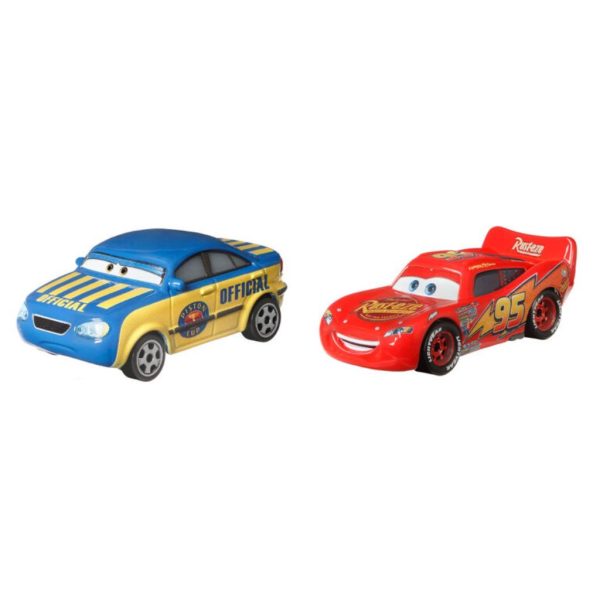 disney pixar the world of cars race official tom & lightning mcqueen 2 pack1