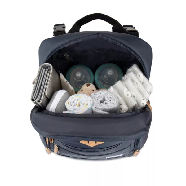 eddie bauer highlands peak diaper bag backpack gray2