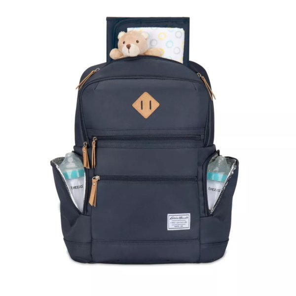 eddie bauer highlands peak diaper bag backpack gray3