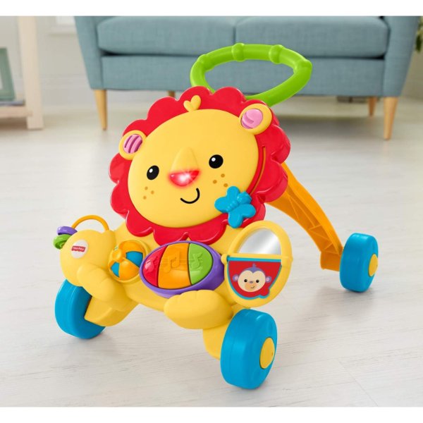 fisher price baby & toddler toy musical lion walker push along3